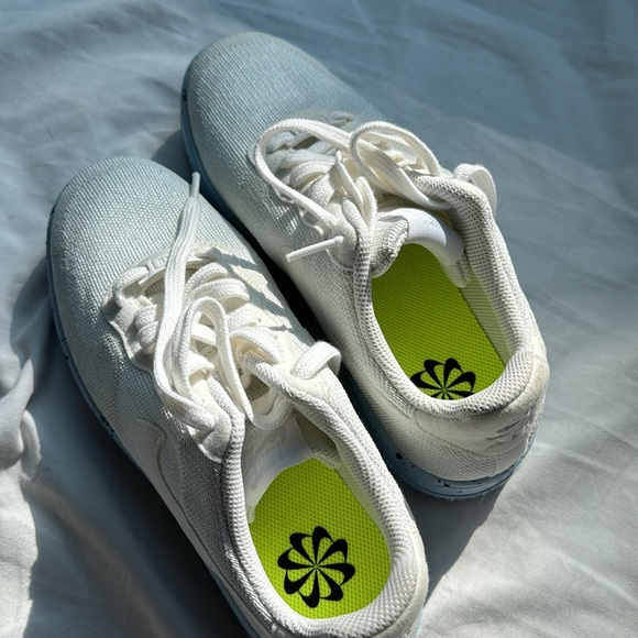 Nike Air Force 1 Crater Flyknit Basketball Shoes White/Photon Dust Size 8.5 - Picture 16 of 16